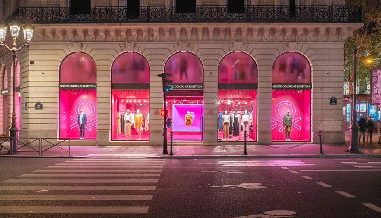 Ξανάνοιξε το κατάστημα Benetton στο Παρίσι